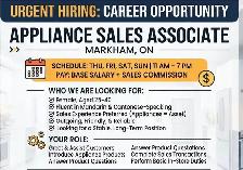 Appliance Sales Associate