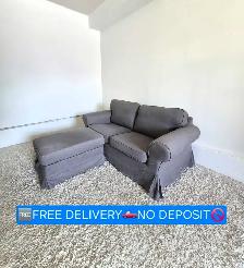 FREE DELIVERY Ikea Uppland Ektorp 2 Seater Loveseat Sofa Ottoman