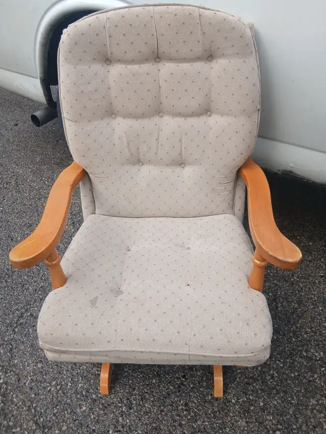 Rocking chair. American made furniture. Works great.