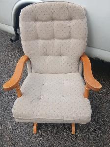 Rocking chair. American made furniture. Works great.
