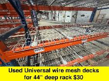 USED PALLET RACKING - 10’ tall x 44" with 8’ beams - Photo 6