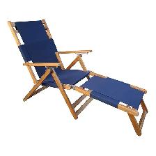 Patioflare Portable Beach Lounge Chair with Leg Rest - Photo 3