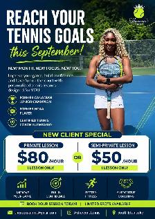 Tennis Lessons September Special