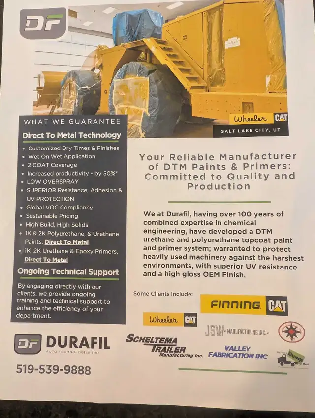 Durafil Industrial DTM Paints and Primers