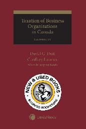 Taxation of Business Organizations in Canada 3E 9780433539216