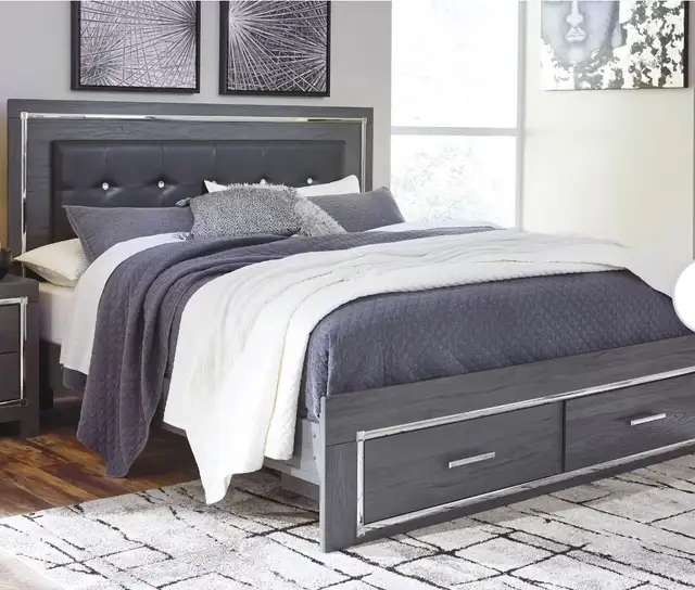 Ashley Furniture 'Lodanna' Storage Bed – Already Disassembled