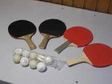 Ping Pong Set, 4 Paddles and 9 Balls - Photo 9