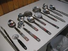 12 Piece Stainless Steel Kitchen Utensils Set, LIKE NEW - Photo 6