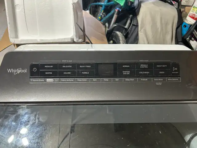 whirlpool top loader.