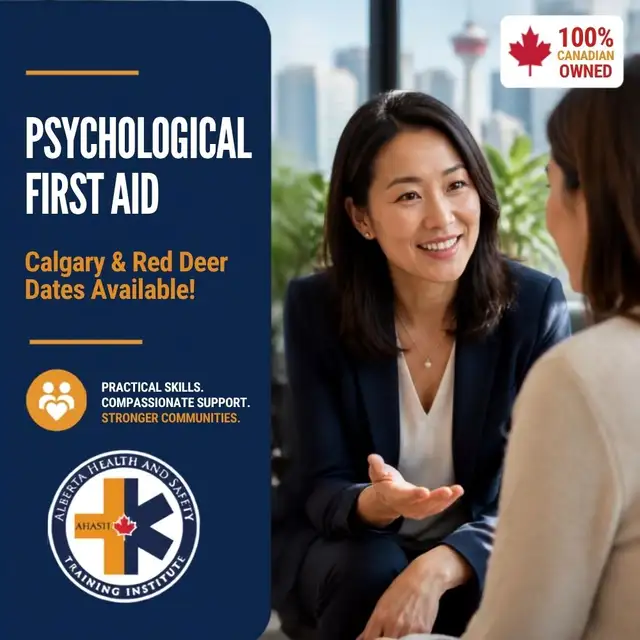 Workplace Psychological First Aid Classes!