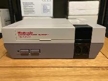 Nintendo Entertainment System with Super Mario Bros Duck Hunt