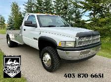 2002 Dodge Ram 3500 Dually Aluminum Flat Deck 5.9L Cummins Turbo
