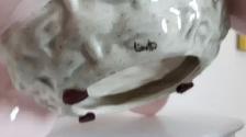 VASE NEUF PORCELAINE ROSE GRIS 35'HAUx9'DIAMÈ SIGNÉ LINE: $15.00 - Photo 3
