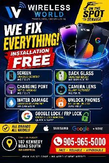 SAMSUNG/ IPHONE/ LG/ GOOGLE/ HUWAEIPHONE AND TABLE FIX ON THE S