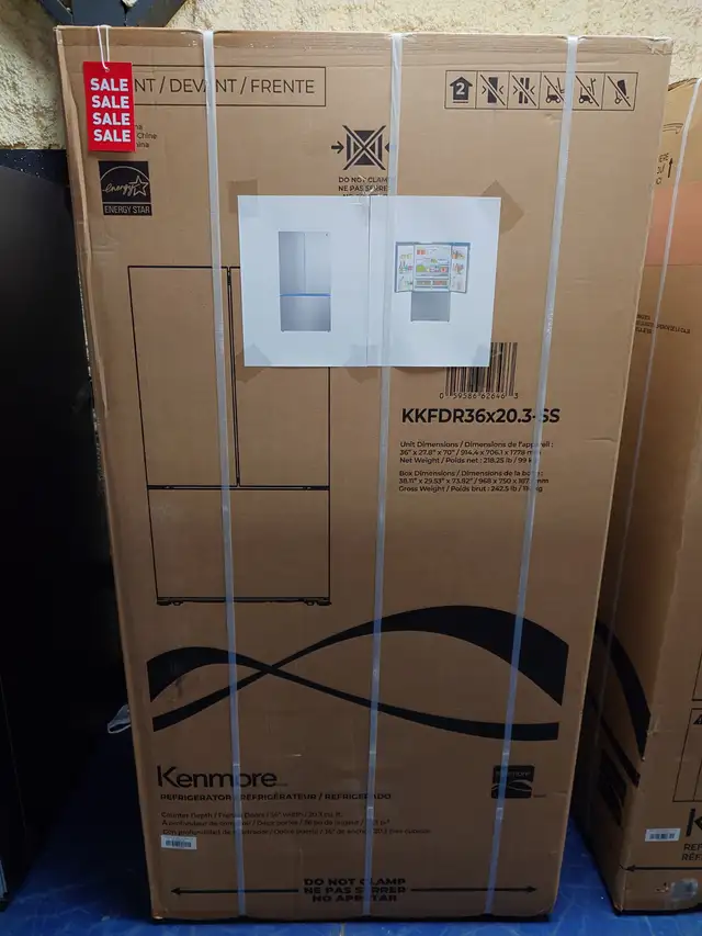 Kenmore '36' Stainless Steel French Door Fridge on Sale‼️