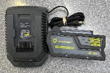 YARDWORKS 40V Li-Ion Charger and 3Ah Battery