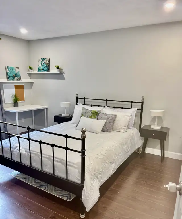 Beautiful furnished master bedroom