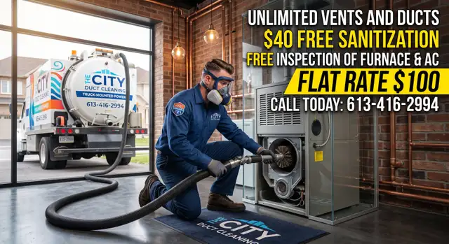 $100 Duct Cleaning Special (Unlimited Vents   FREE Sanitization