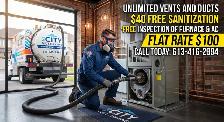 $100 Duct Cleaning Special (Unlimited Vents   FREE Sanitization