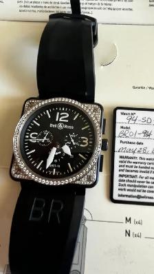 Bell & Ross BR 01-94 Aviation Type – Rare Factory Diamond Bezel