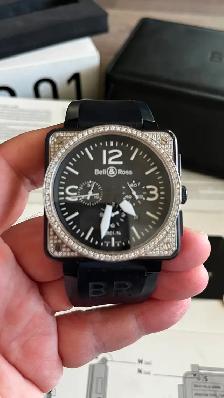 Bell & Ross BR 01-94 Aviation Type – Rare Factory Diamond Bezel - Photo 2