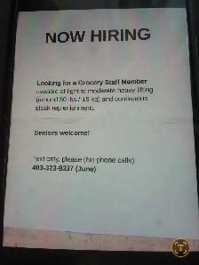 Grocery Staff Member