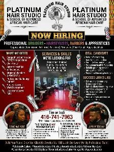 Hairstylist & Braiders barbers