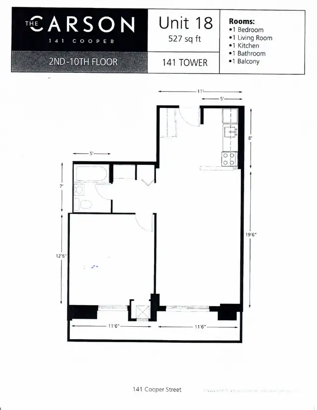 November 1st - One bedroom Apt starting at $1699   Hydro