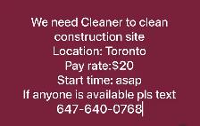 cleaner- G/L