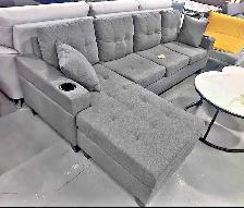 Durable Fabric 4 Seater Sofa - Clearance Sale   Free Delivery