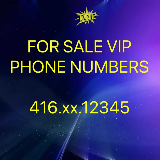 Our VIP numbers will elevate your business 416,647,905,437 Code