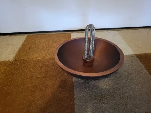 TEAK NUT BOWL SET (SOLID TEAK)