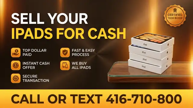 Turn Your Old iPad Into Instant Cash Today!