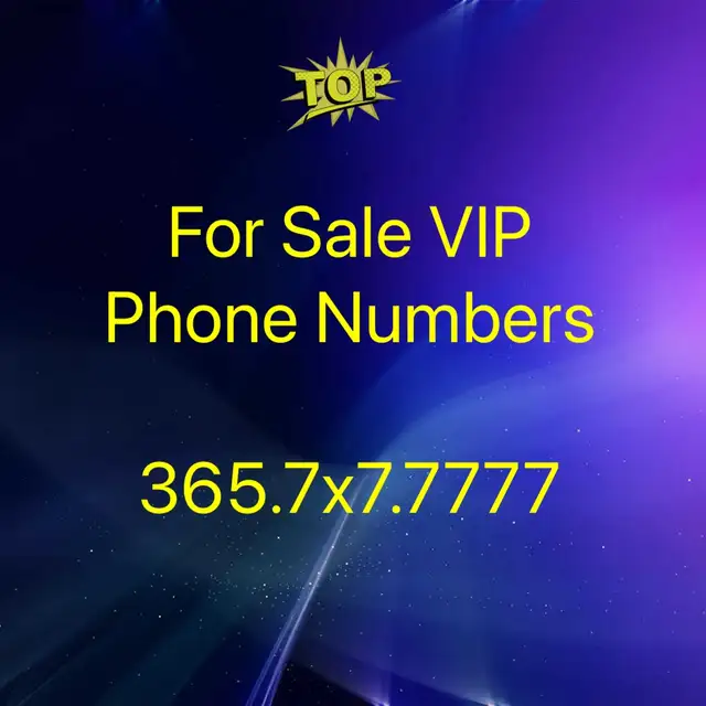 Limited Quantities of Best Vip Phone Numbers. 416,647,905,437