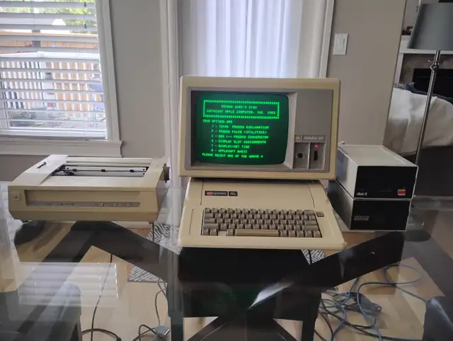 Apple IIe computer