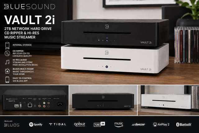 Bluesound VAULT 2i 2TB Network Hard Drive CD Ripper