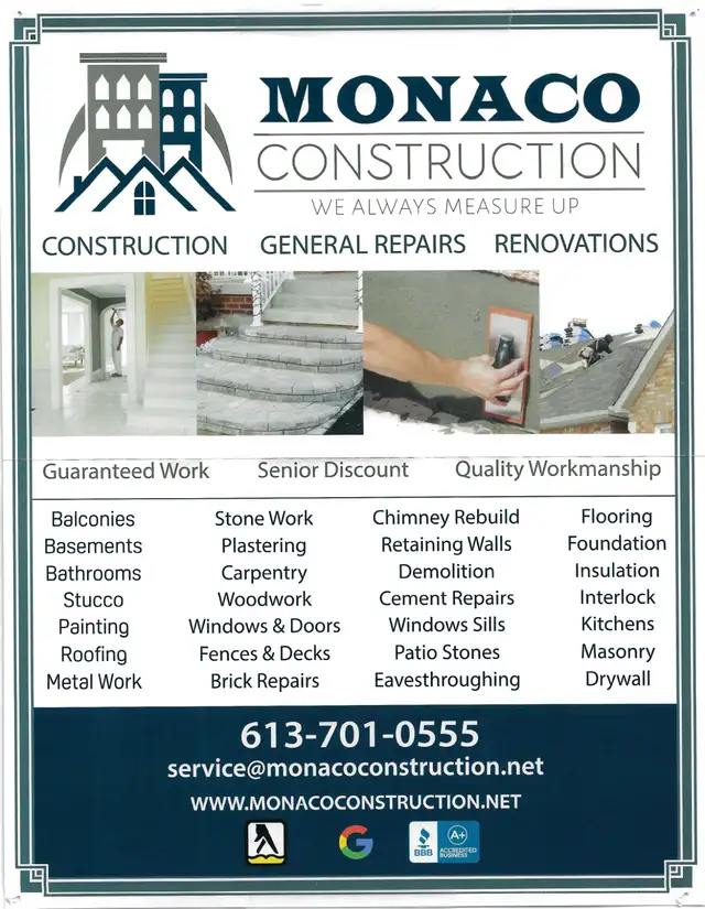 We Need RENOVATORS with some Landscape exp