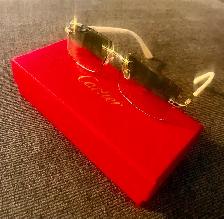 Cartier Acetate White & Pistachio Glasses