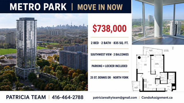 MOVE-IN READY | Brand-New 2-Bedroom Condo at Metro Park
