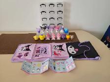 10 figurines hello kitty and friends  5 petites  1 rangement Ku - Photo 4