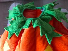 Toddler Halloween Pumpkin Costume Sleeveless Tee Top - Photo 2