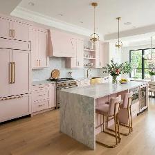 floating vanity kitchen cabinets quartz countertop - Photo 10
