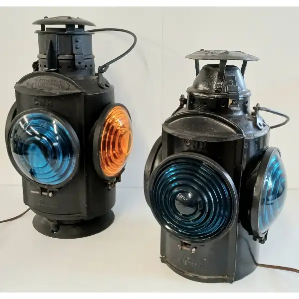 Colourful Railway Lanterns