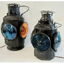 Colourful Railway Lanterns