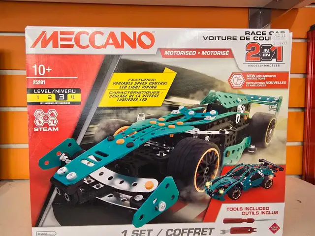 Meccano Motorized Racecar