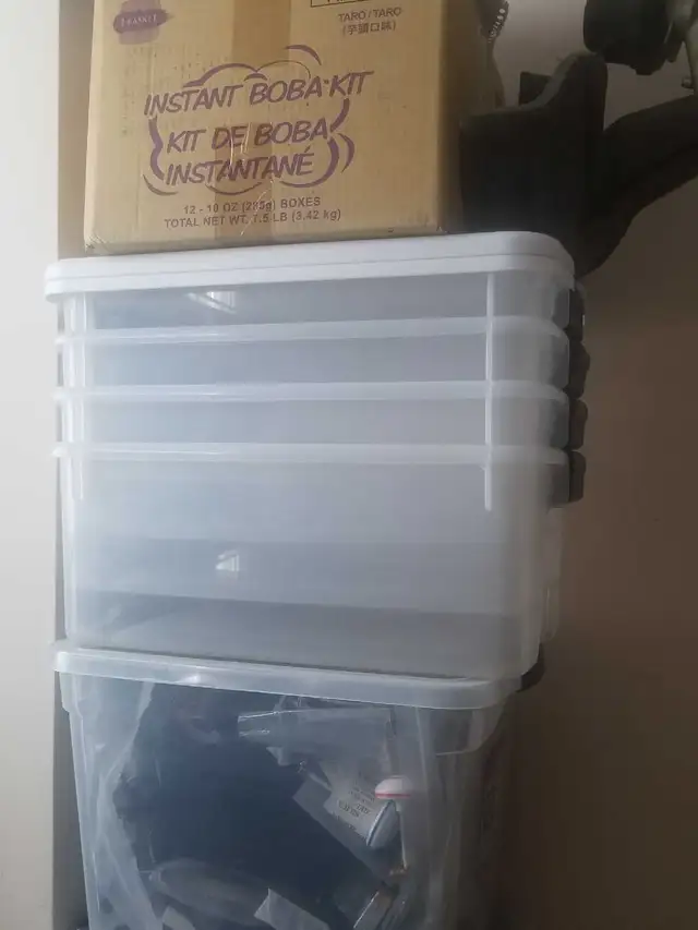 Sterilite Storage Bins for $4 each 4 Ben's 2 covers