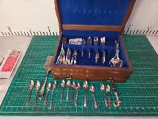Silverware/Flatware Set in Wood Case - Photo 2
