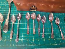 Silverware/Flatware Set in Wood Case - Photo 6