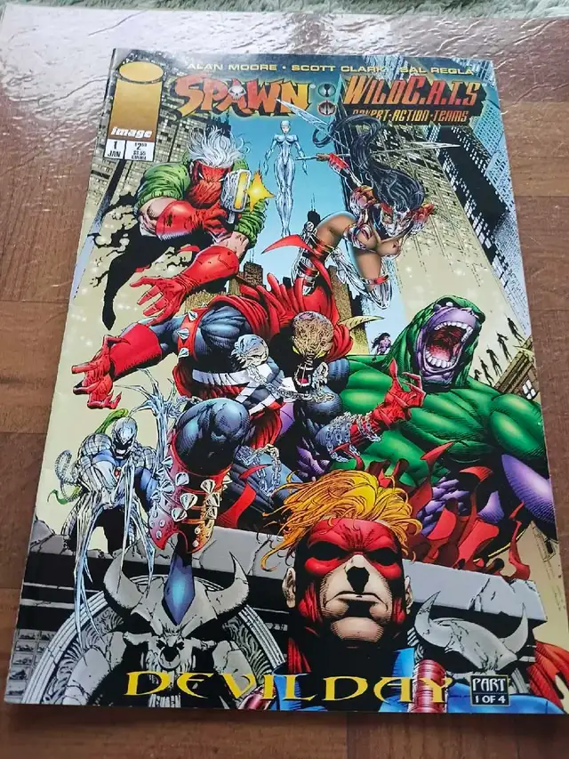Spawn Wildcats #1 1996 Image Comics Alan Moore Scott Comic