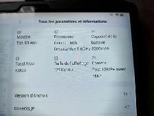 Tablette Android .